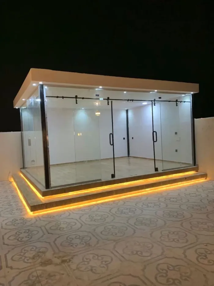 جلسات خارجية زجاجية في الرياض بسعر مناسب وديكور فخم  
