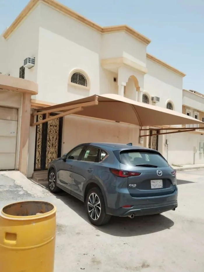 أفضل تصاميم مظلات سيارات قماش مودرن الرياض