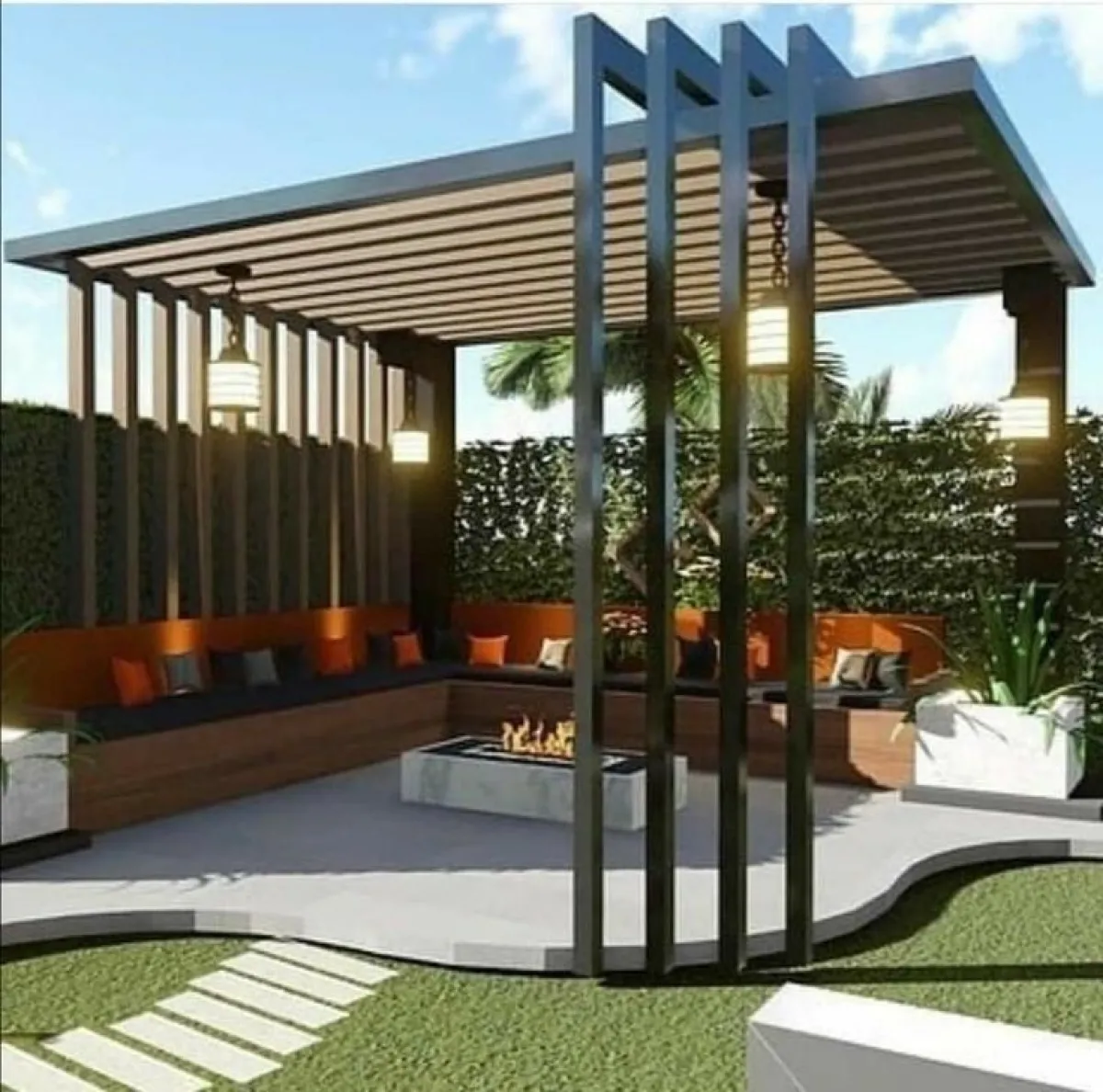 برجولات حدائق